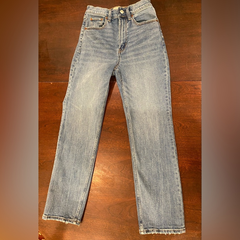 Abercrombie & Fitch Classic Blue Straight Jeans